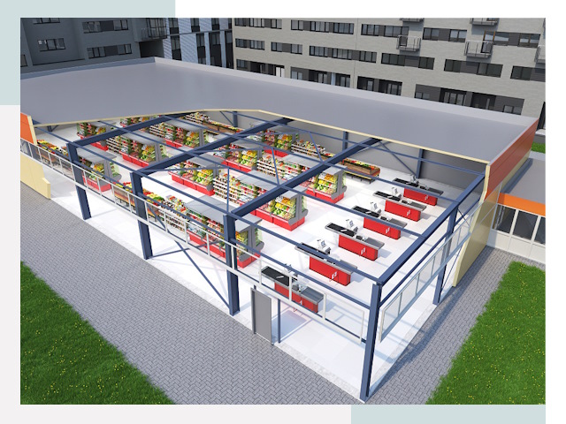 Строительство магазинов в Находка от 619 руб. за м²