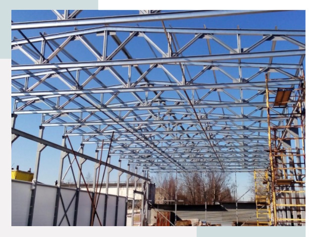 Металлокаркасы для складов в находке